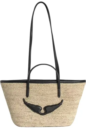 Zadig & Voltaire Tassen, Dames, , ONE Size, Mini Wings Stro Mand Tas