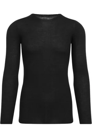 Rick Owens Truien, Heren, Zwart, M, Heren Mode T-shirt