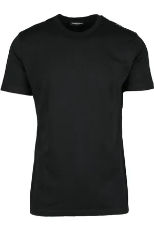 Costume National Tops, Heren, Zwart, L, Katoen, Moderne Zwart T-Shirt voor Mannen