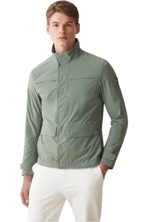 Colmar Jassen, Heren, Groen, XL, Polyester, Stretch Stof Groene Jas