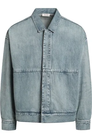FEAR OF GOD Jassen, Heren, Blauw, S, Denim, Denim Jack