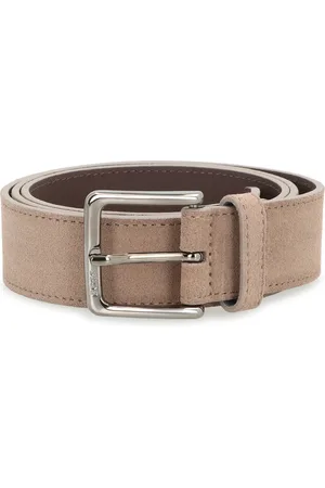 HUGO BOSS Accessoires, Heren, Bruin, 90 CM, Leer, Stijlvolle Faux Leren Riem