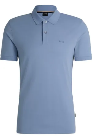 HUGO BOSS Tops, Heren, Blauw, XL, Katoen, Pallas Polo Shirt