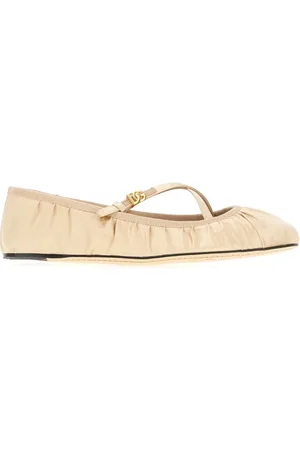 Dolce & Gabbana Schoenen, Dames, , 38 1/2 EU, Katoen, Elegante Ballet Flats voor Vrouwen