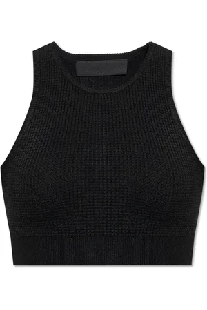FEAR OF GOD Tops, Dames, Zwart, S, Ribgebreide Top