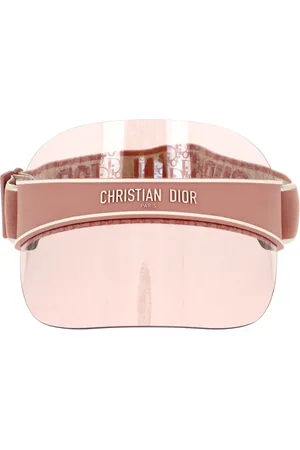 Dior Accessoires, Dames, Roze, ONE Size, Sportieve Roze Jacquard Zonneklep