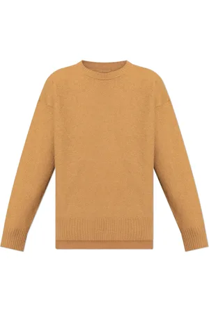 Jil Sander Truien, Heren, Bruin, M, Wol, Wollen trui
