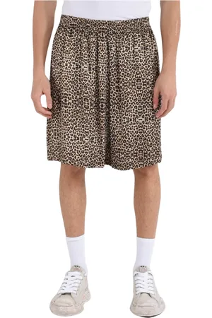 Ih Nom Uh Nit Korte broeken, Heren, Veelkleurig, L, Bermuda met luipaardprint