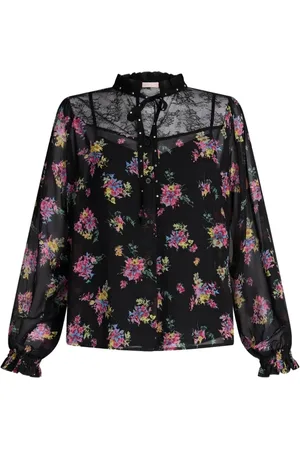 Liu Jo Blouses & Shirts, Dames, Zwart, M, Tijdloze Zwarte Blouse
