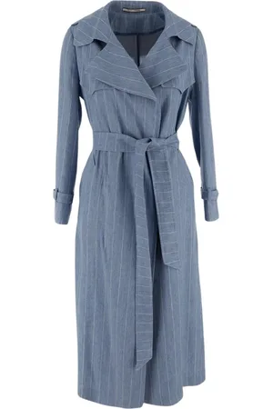 TAGLIATORE Mantels, Dames, Blauw, 2Xs, Trench Woman Kleding