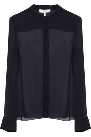 Chloé Blouses & Shirts, Dames, Blauw, S, Stijlvolle Blouse voor Vrouwen