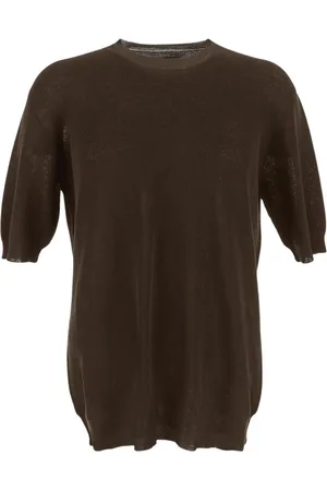 UMA WANG Truien, Heren, Bruin, S, Heren Mode T-shirt