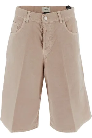 haikure Korte broeken, Dames, Roze, W26, Katoen, Wijde Shorts met Zakken