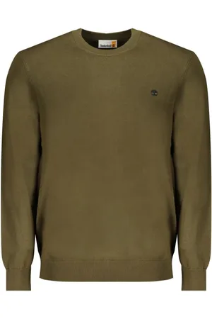 Timberland Truien, Heren, Groen, 3Xl, Katoen, Groen Katoen Logo Longsleeve Shirt