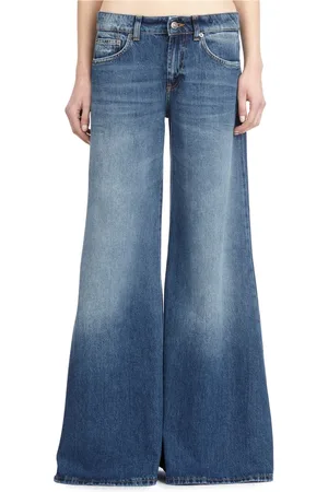 Dondup Jeans, Dames, Blauw, W27, Denim, Denim Marlen Broek
