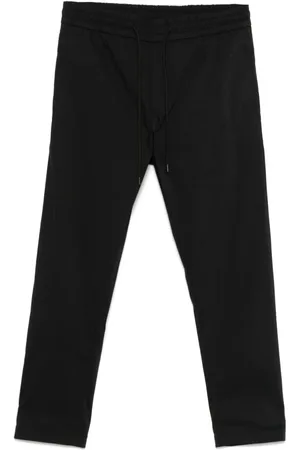 Dondup Broeken, Heren, Zwart, W36, Zwarte elastische taille broek