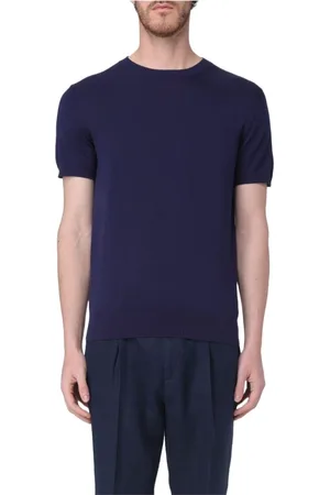 Manuel Ritz Tops, Heren, Blauw, 3Xl, Katoen, Katoenen Korte Mouw Regular Fit Trui