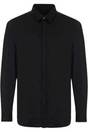 Armani Exchange Overhemden, Heren, Zwart, S, Katoen, Casual Shirts