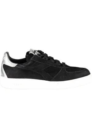 Diadora Schoenen, Dames, Zwart, 37 EU, Sportieve Veterschoenen Zwart Dames