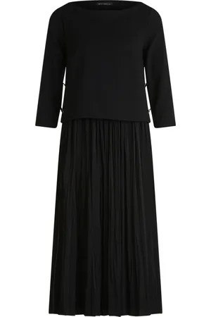 Betty Barclay Kleedjes, Dames, Zwart, 2Xl, Geplooid Jersey Jurk