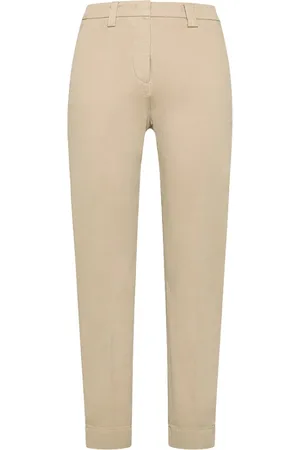 Peuterey Broeken, Dames, , XL, Katoen, Chino Broek met Trilogy Detail