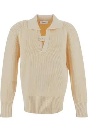 LARDINI Truien, Heren, , M, Katoen, Polo Gebreide Stick Sweater