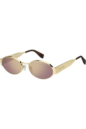 Marc Jacobs Accessoires, Dames, Geel, 58 MM, Stijlvolle zonnebril met S9E/Sz kleur