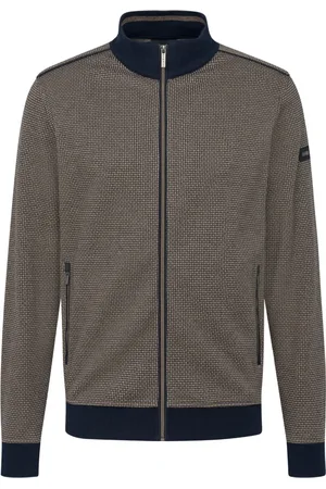 Bugatti Jassen, Heren, Grijs, 2Xl, Taupe Jassen Stijlvol Model