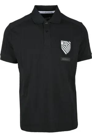 Bikkembergs Tops, Heren, Zwart, S, Katoen, Tshirt