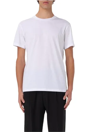 Manuel Ritz Tops, Heren, Wit, L, Katoen, Katoenen ronde hals geborduurd logo t-shirt