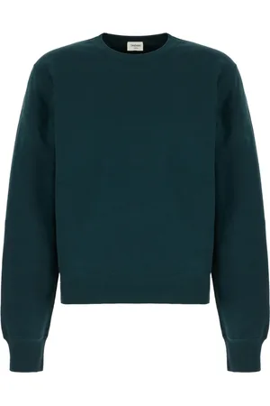 Saint Laurent Sweatshirts & Hoodies, Heren, Blauw, M, Stijlvolle Sweatshirt voor een Trendy Look