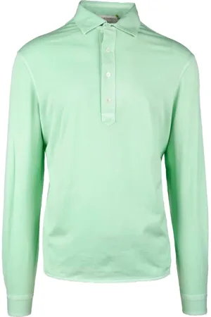 FILIPPO DE LAURENTIIS Tops, Heren, Groen, XL, Katoen, Polo