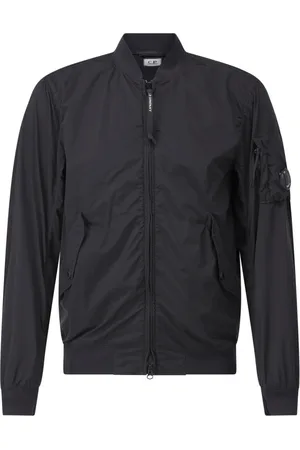 C.P. Company Jassen, Heren, Zwart, M, Sportief Bomberjack met Goggle-detail