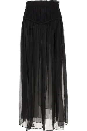 Isabel Marant Rokken, Dames, Zwart, M, Stijlvolle Gonne Rok voor Vrouwen