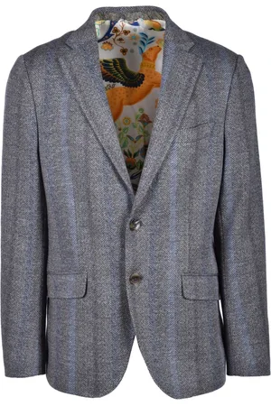 Etro Jassen, Heren, Grijs, L, Katoen, Jas
