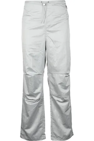 Calvin Klein Broeken, Heren, Wit, XL, Polyester, Stijlvolle jeans met polyester en polyamide