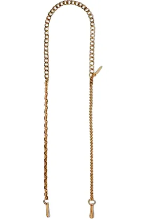 Marc Jacobs Tassen, Dames, Geel, ONE Size, Gouden Ketting Schouderband Clip
