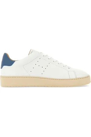 Hogan Schoenen, Heren, Wit, 40 EU, Leer, Witte Sneakers met Geperforeerd H-Detail
