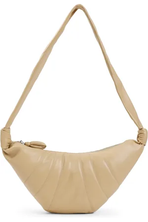 LEMAIRE Tassen, Dames, , ONE Size, Leer, Stijlvolle Medium Croissant Schoudertas