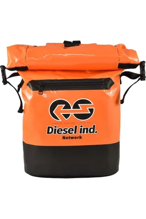 Diesel Tassen, Heren, Oranje, ONE Size, Polyester, Rugzak