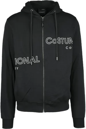 Costume National Sweatshirts & Hoodies, Heren, Zwart, XS, Katoen, Maglia