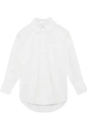 ANINE BING Blouses & Shirts, Dames, Wit, XL, Witte Mika Shirt