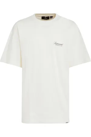 Represent Tops, Heren, Wit, M, Katoen, Witte T-shirts en Polos met Print