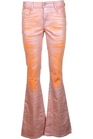 Diesel Jeans, Dames, Roze, W29, Katoen, Katoen Elastaan Jeans