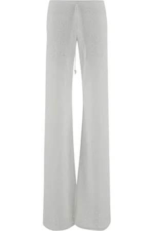 FISICO Broeken, Dames, Wit, XS, Sangallo trekkoord broek