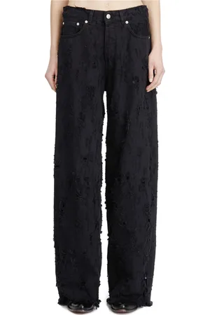 haikure Broeken, Dames, Zwart, W25, Denim, Denim Bethany Bull Destroy Broek