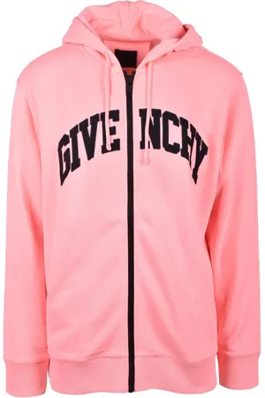 Givenchy Sweatshirts & Hoodies, Heren, Roze, M, Katoen, Katoenen Gebreide Trui