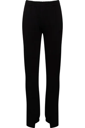 Vetements Broeken, Dames, Zwart, M, Katoen, Zwarte Split-Cuff Push-Up Trainingsbroeken