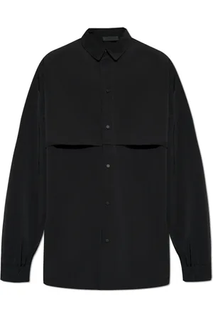 FEAR OF GOD Overhemden, Heren, Zwart, M, Nylon, Loszittend overhemd