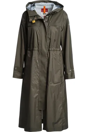 Parajumpers Mantels, Dames, Groen, L, Yakura Groene Trenchcoat